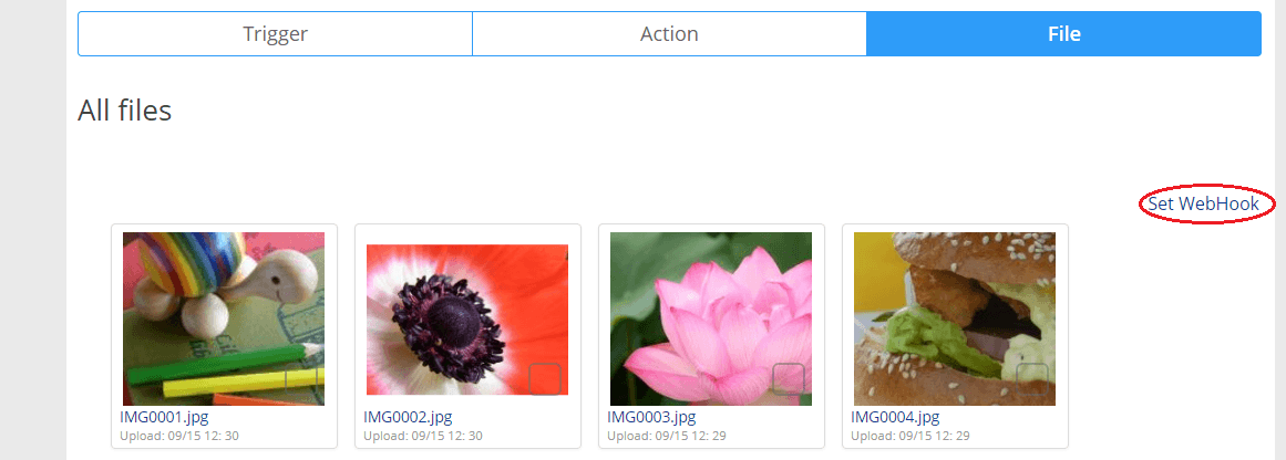 Webhook設定(イメージ)